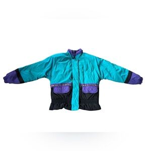 Vintage New York Girl Full Zip Jacket 80s 90s Size Medium